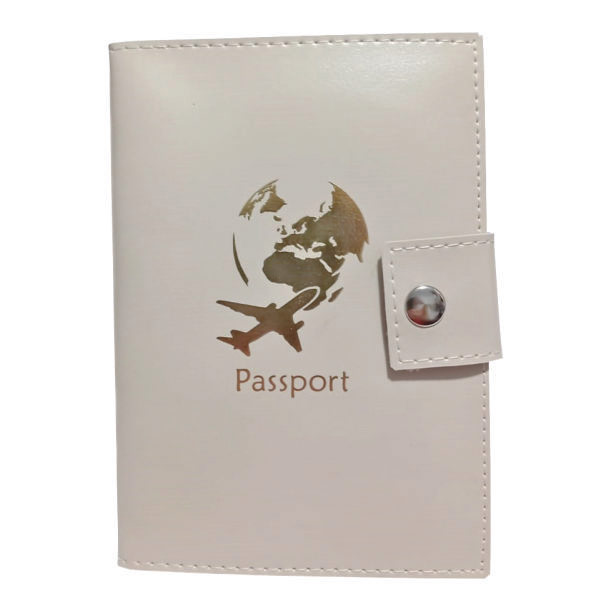 carteira porta passaporte areia